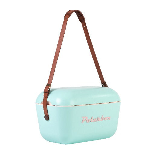 Polarbox 12L Retro Coolbox - Cyan Baby Rose Classic