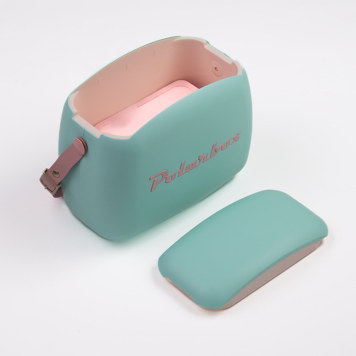 Polarbox 6L Retro Coolbag - Cyan BabyRose