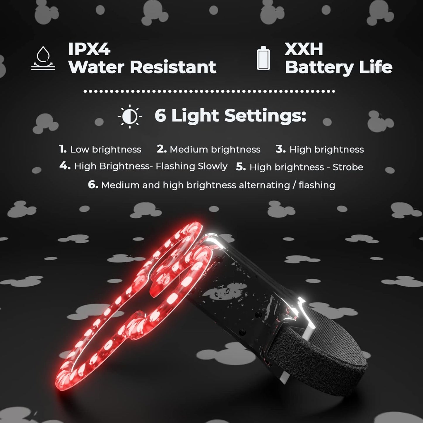 Disney Mickey Mouse LED Scooter/Bike Light