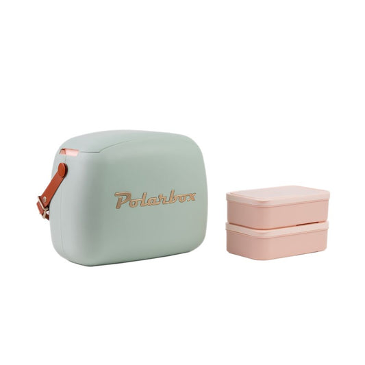 Polarbox 6L Retro Coolbag - Matcha Gold