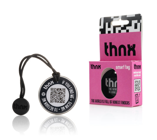 thnx tag Large - black