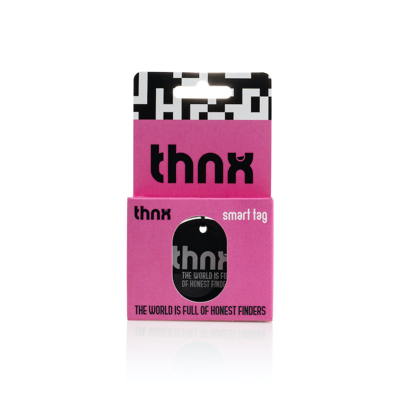 thnx tag Large - black