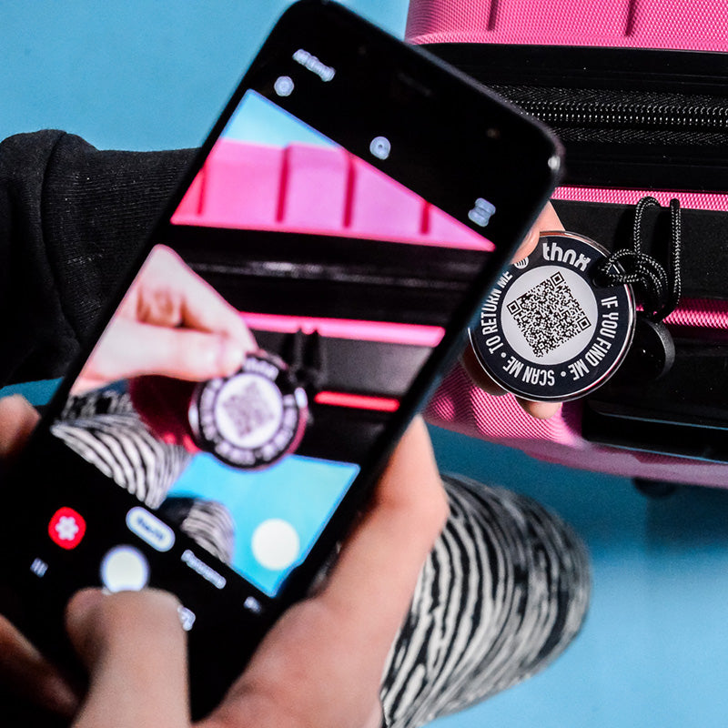 thnx tag Large - black