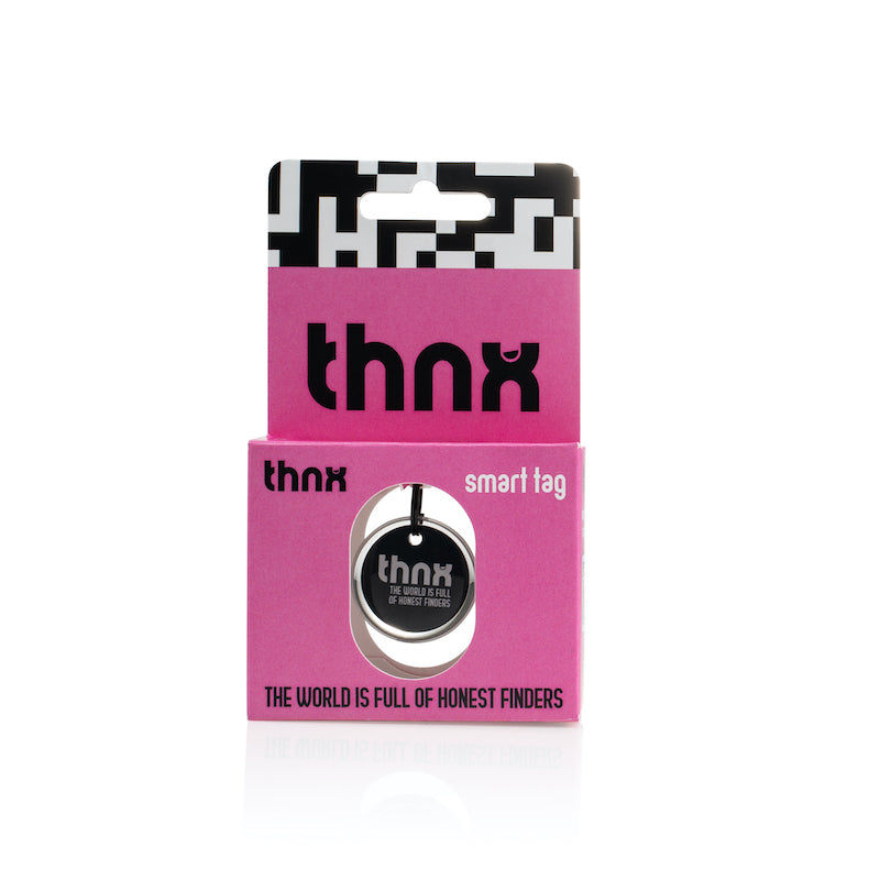 thnx tag Small - black