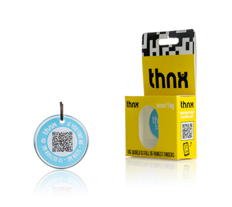 thnx tag Medium - blue