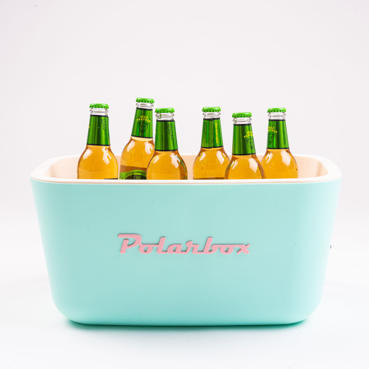 Polarbox 20L Retro Coolbox - Cyan Baby Rose Classic
