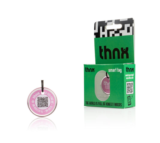 thnx tag Small - pink