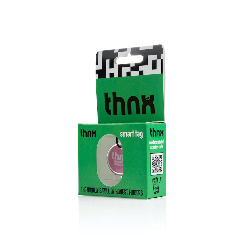 thnx tag Small - pink