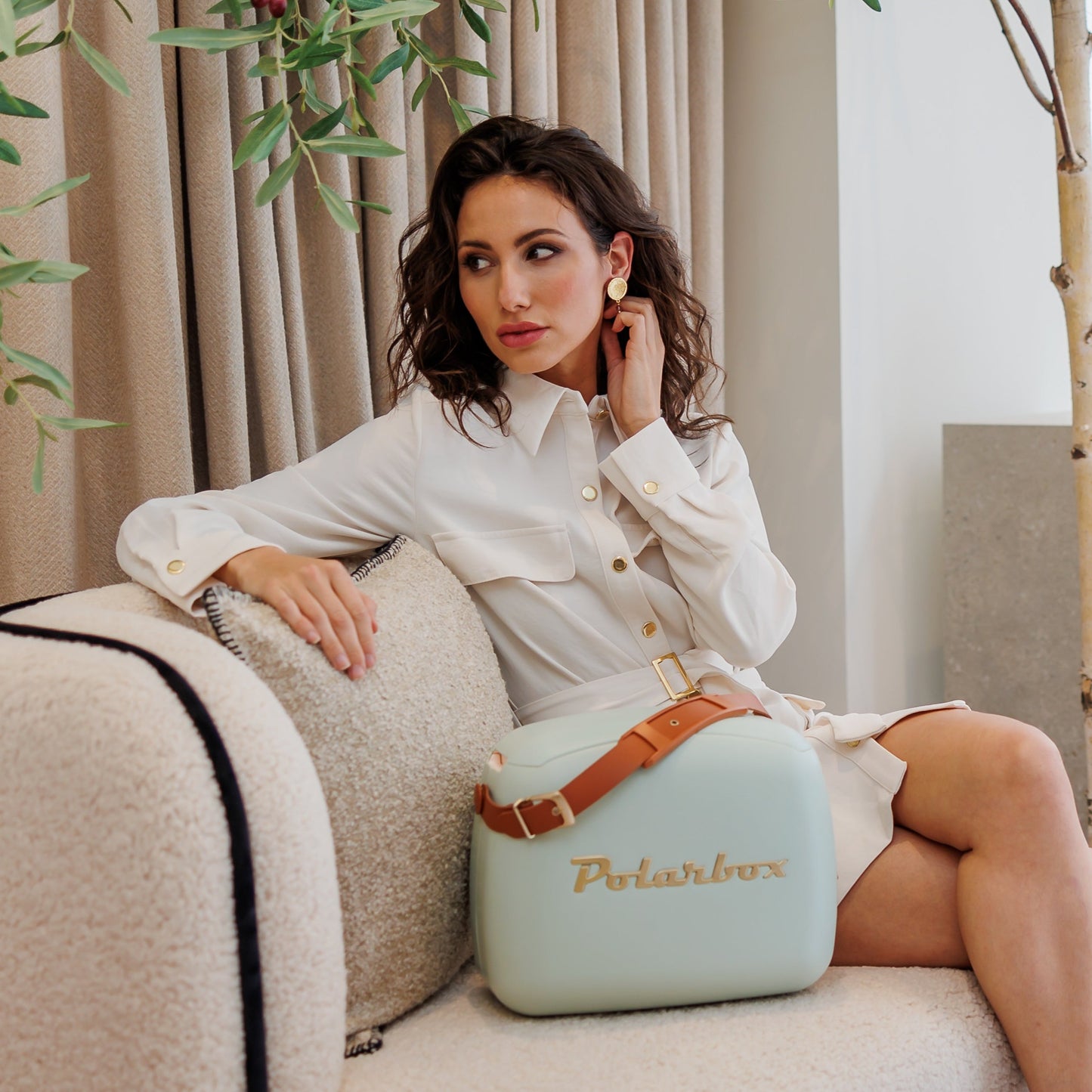 Polarbox 6L Retro Coolbag - Matcha Gold