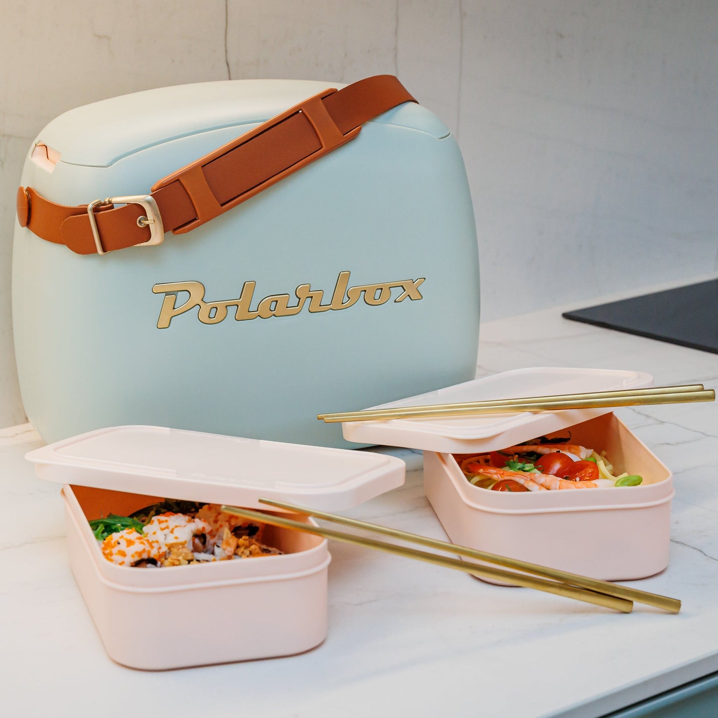 Polarbox 6L Retro Coolbag - Matcha Gold