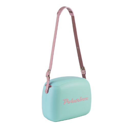Polarbox 6L Retro Coolbag - Cyan BabyRose