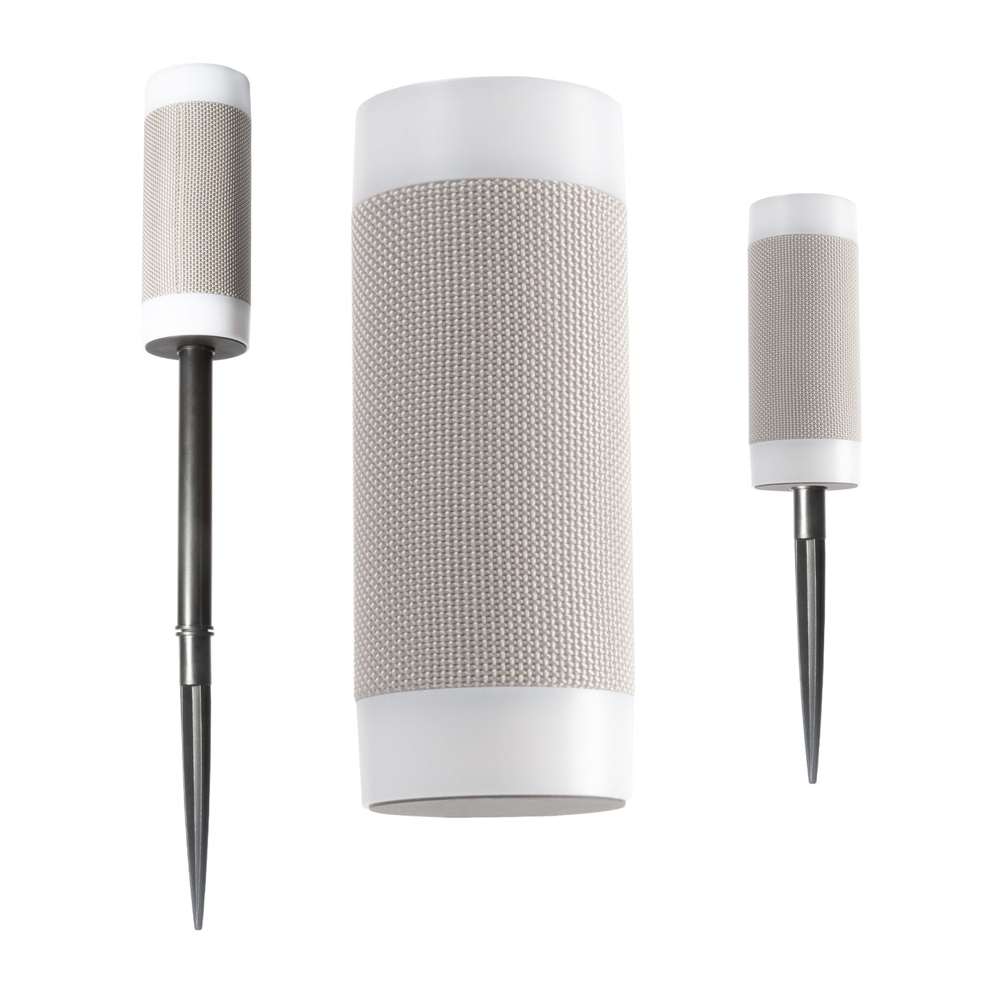 iJOY Tiki Waterproof Speaker and LED Light with Adjustable and Removable Stake
