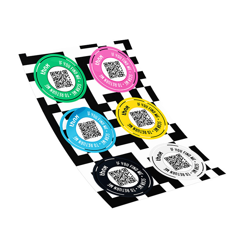 thnx sticker sheet - multi colour