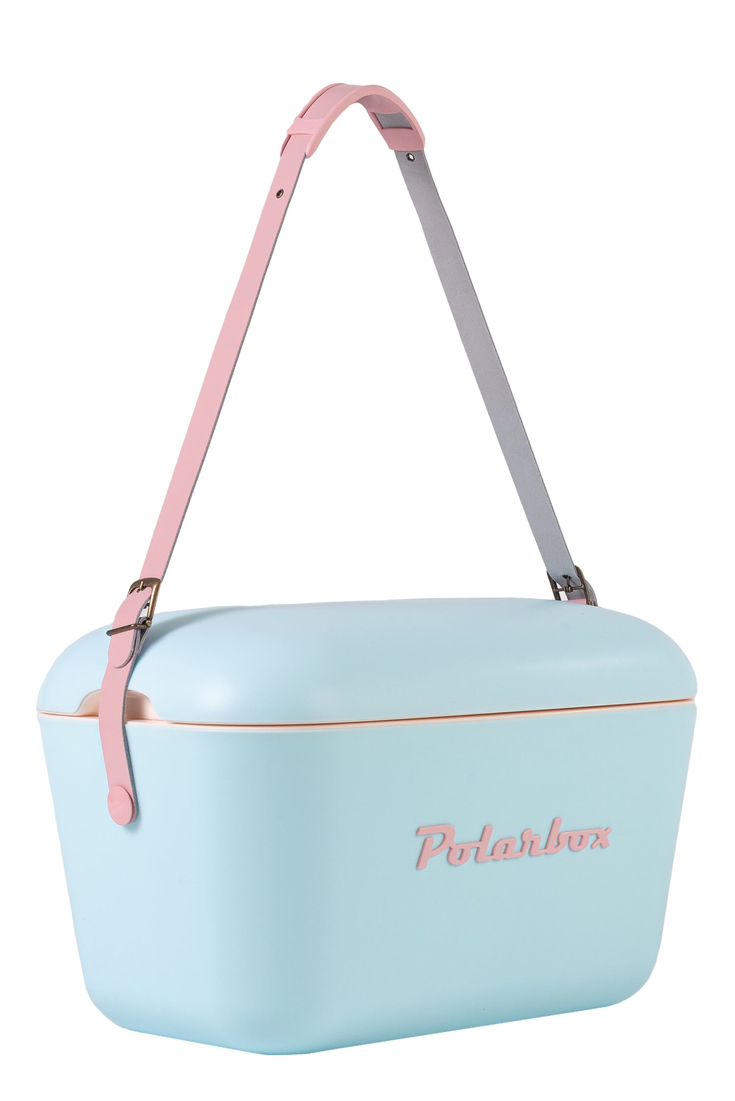 Polarbox 20L Retro Coolbox - Sky Blue Baby Rose Pop