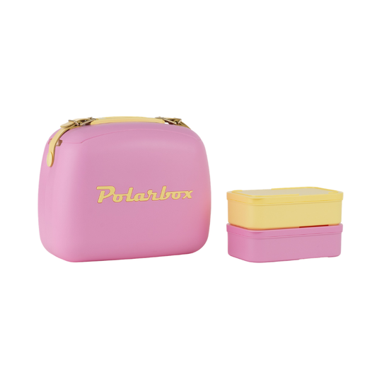 Polarbox Retro 6L Coolbox - Bubblegum Pink Pop