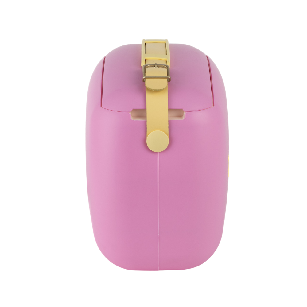 Polarbox Retro 6L Coolbox - Bubblegum Pink Pop