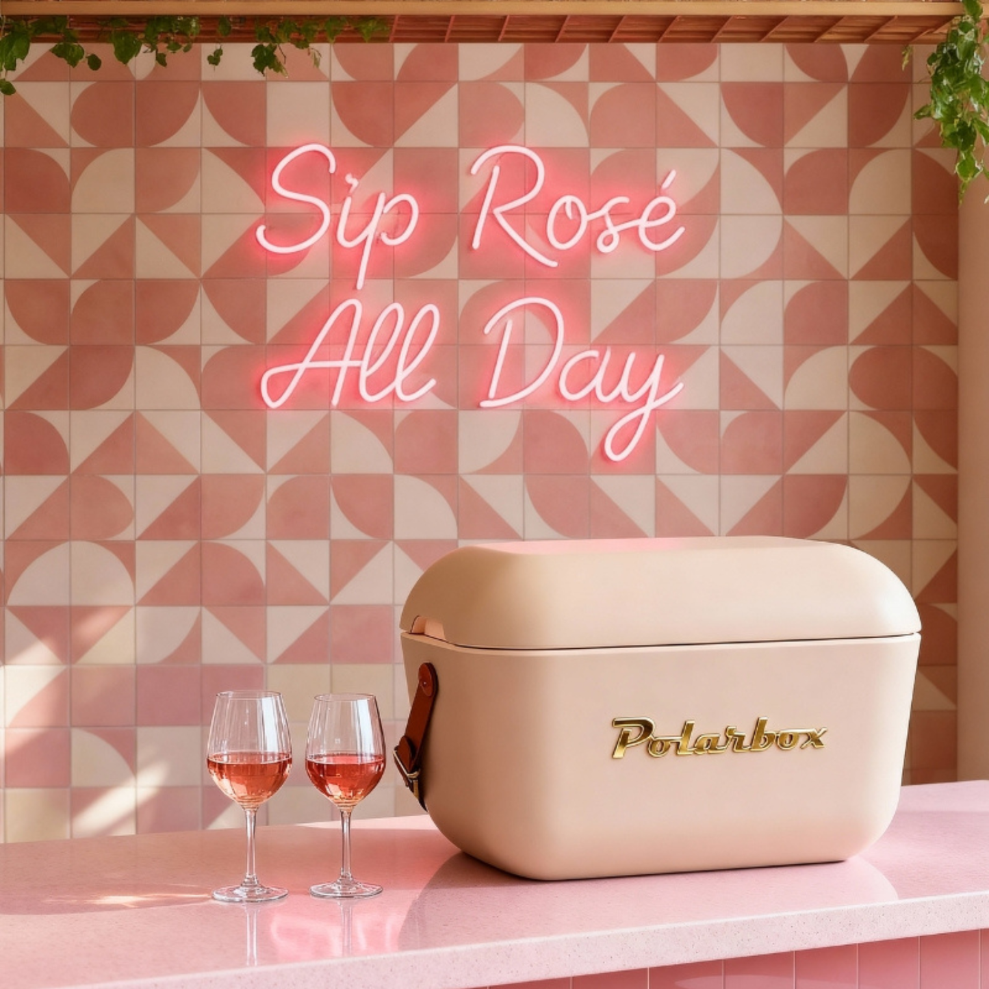 Polarbox Retro 20L Coolbox - Pearl Classic