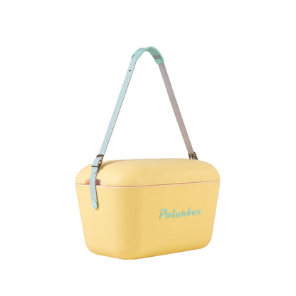 Polarbox 20L Retro Coolbox - Yellow Cyan Pop