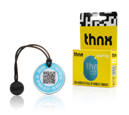thnx tag Large - blue