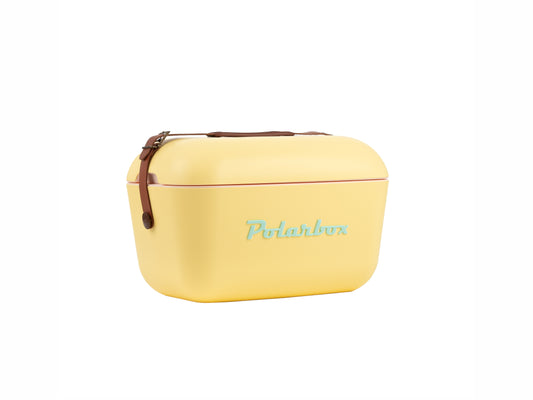 Polarbox 12L Retro Coolbox - Yellow Cyan Classic