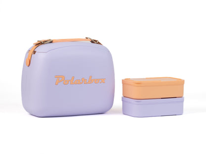 Polarbox Retro 6L Coolbox - Lilac Orange Sorbet Pop
