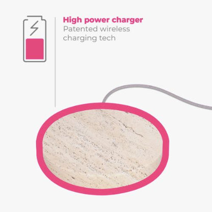 Einova Wireless Charging Stone Travertine