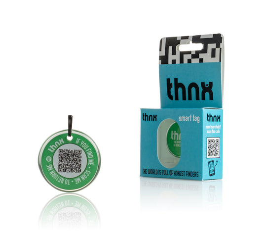 thnx tag Medium - green