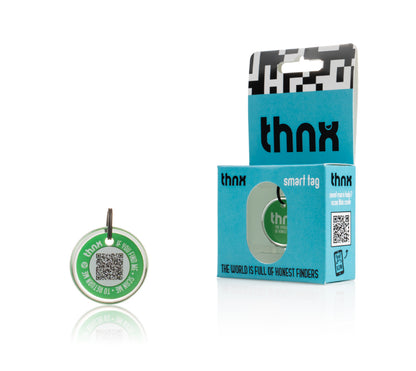 thnx tag Small - green