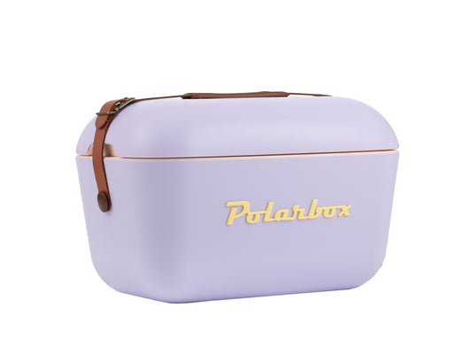 Polarbox 20L Retro Coolbox - Lilac Yellow Classic