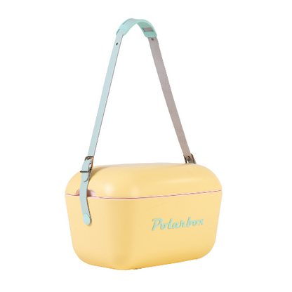 Polarbox 12L Retro Coolbox - Yellow Cyan Pop