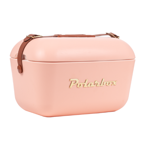 Polarbox 12L Retro Coolbox - Coral Gold Classic