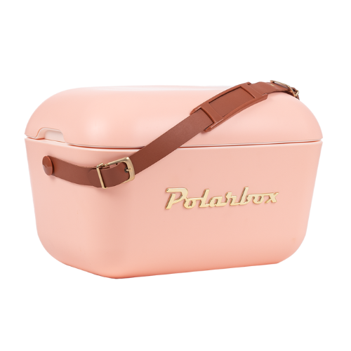 Polarbox 12L Retro Coolbox - Coral Gold Classic