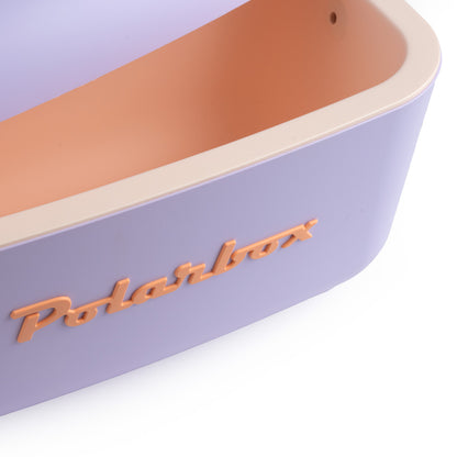 Polarbox Retro 12L Coolbox - Lilac Pop