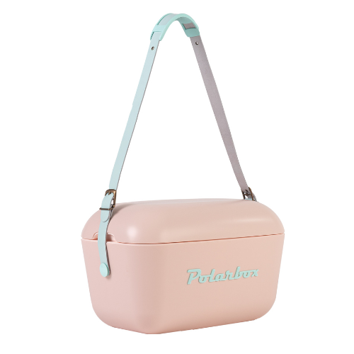 Polarbox 12L Retro Coolbox - Nude Cyan Pop