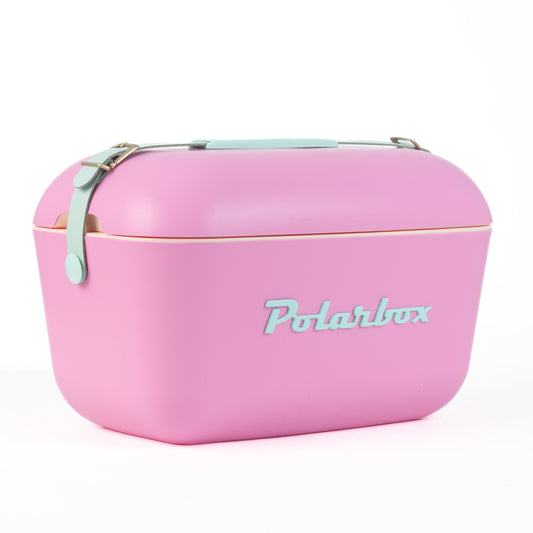 Polarbox Retro 12L Coolbox - Bubblegum Pink Pop