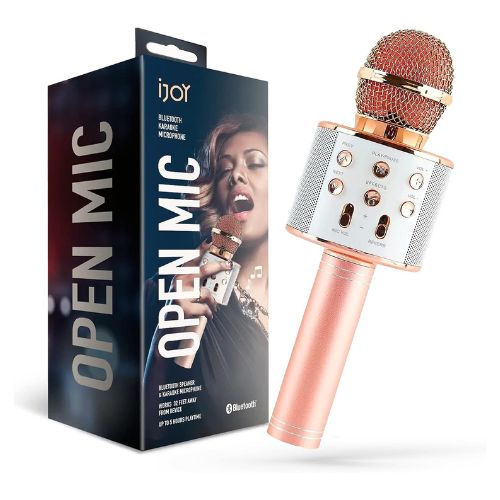 iJOY Open Mic Bluetooth Karaoke Microphone and Speaker