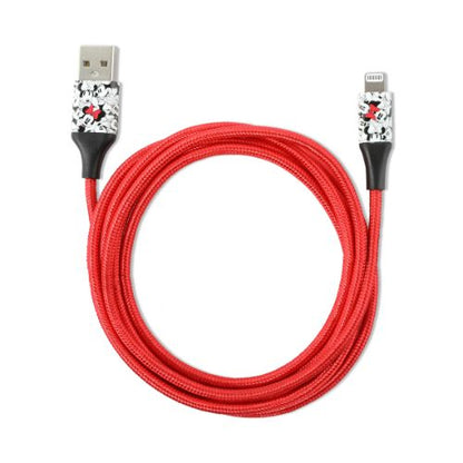 Disney Minnie Mouse 6ft MFI Lightning Cable Red