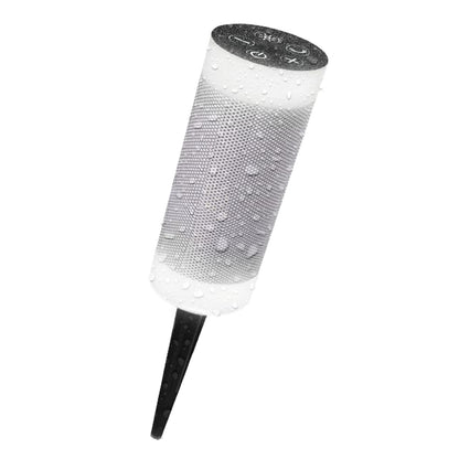 iJOY Tiki Waterproof Speaker and LED Light with Adjustable and Removable Stake