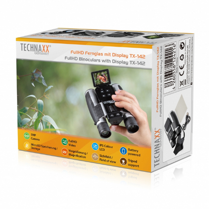 Technaxx Full HD Binoculars with Display