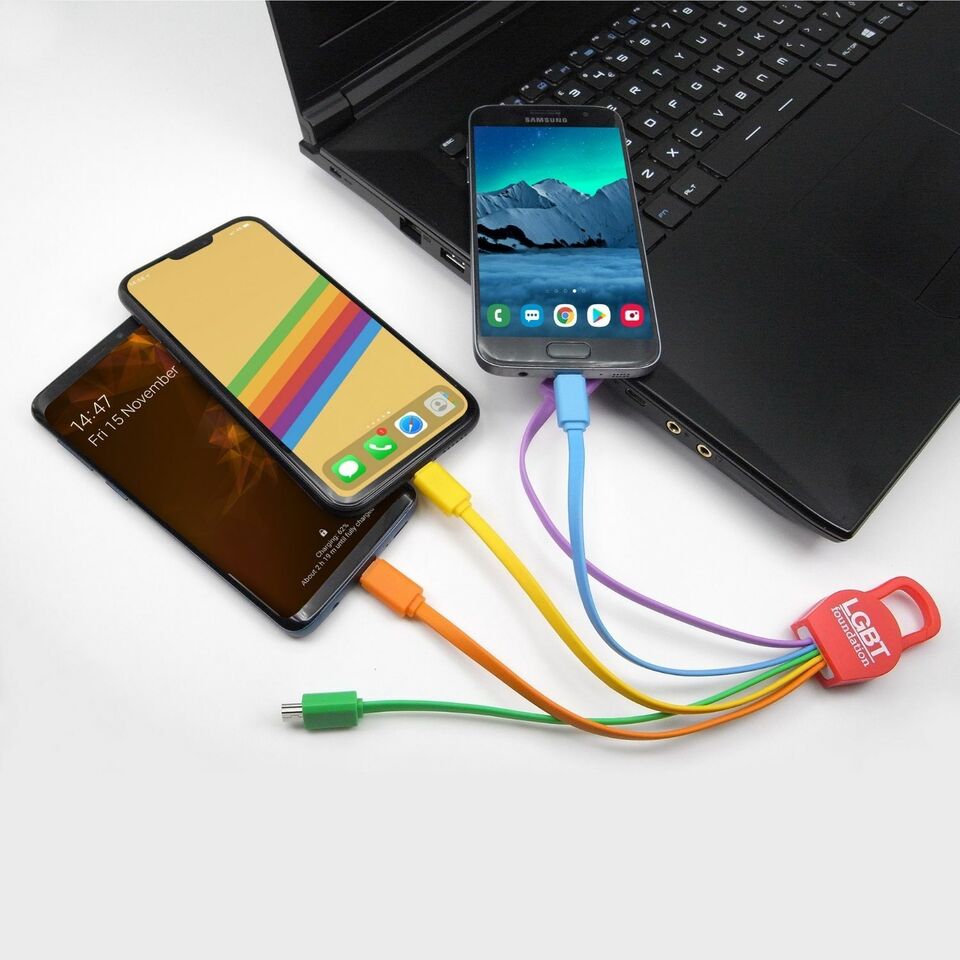 Foxx LGBT 5 in 1 Charging Cable