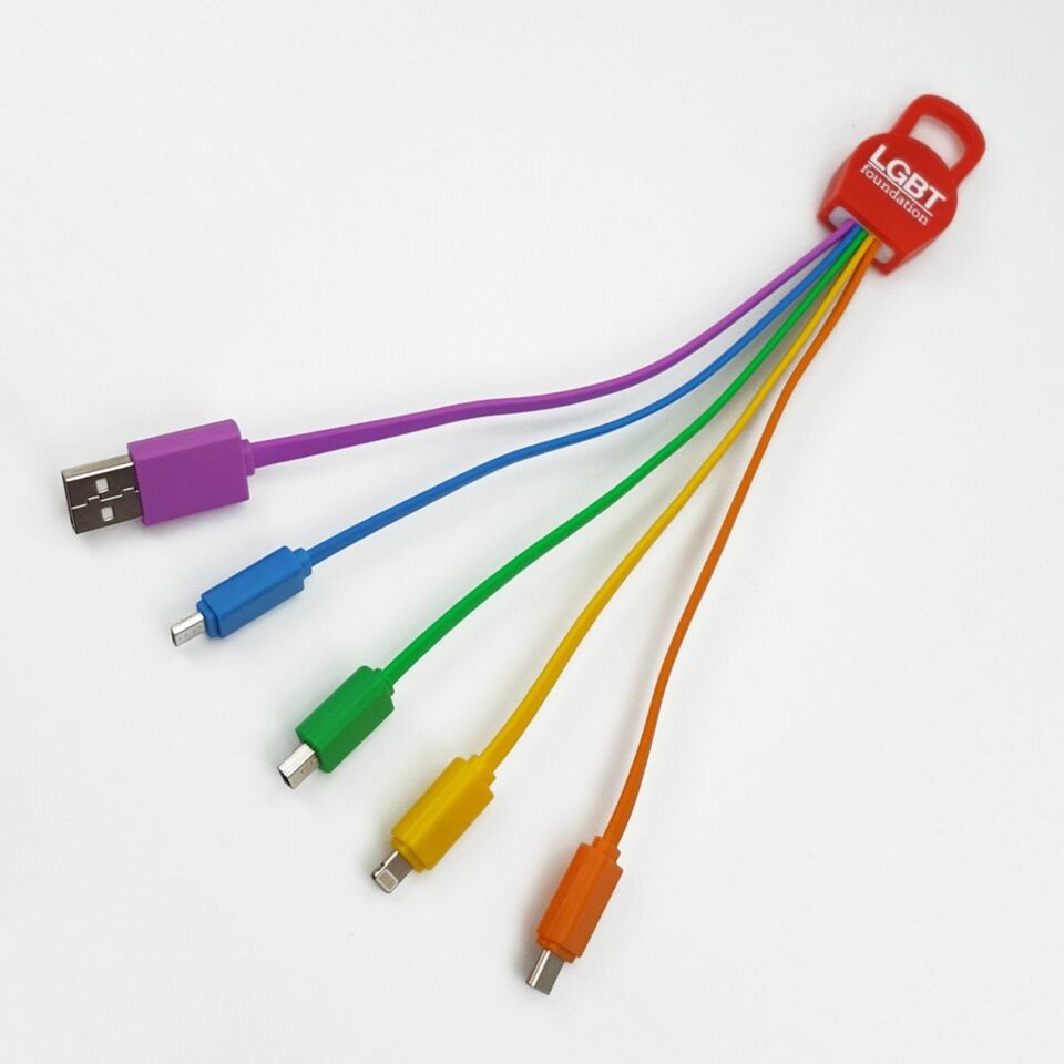 Foxx LGBT 5 in 1 Charging Cable