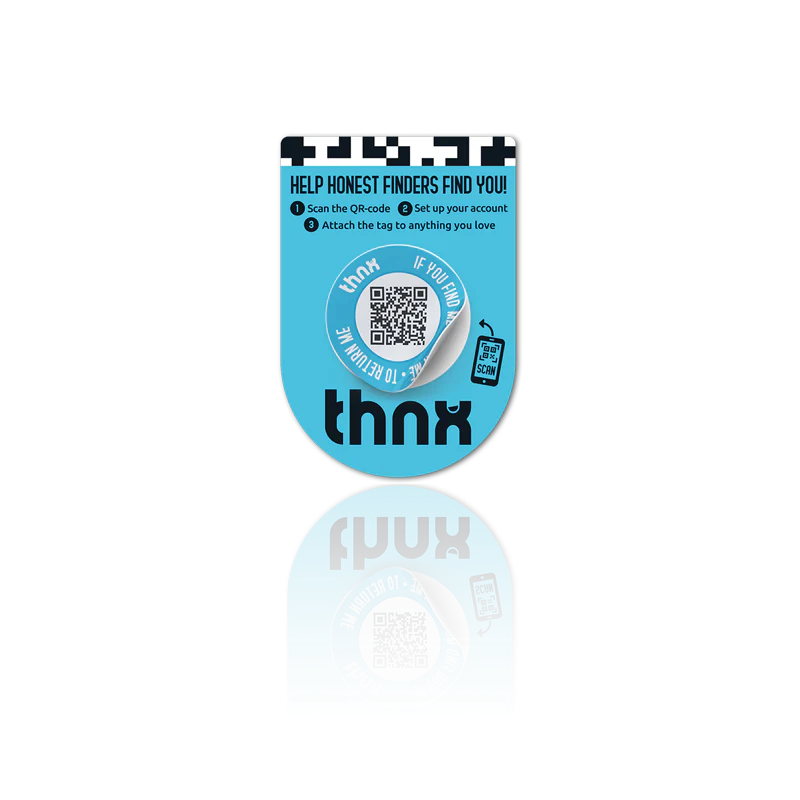 thnx sticker XL - blue