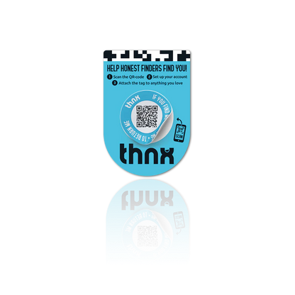 thnx sticker XL - blue